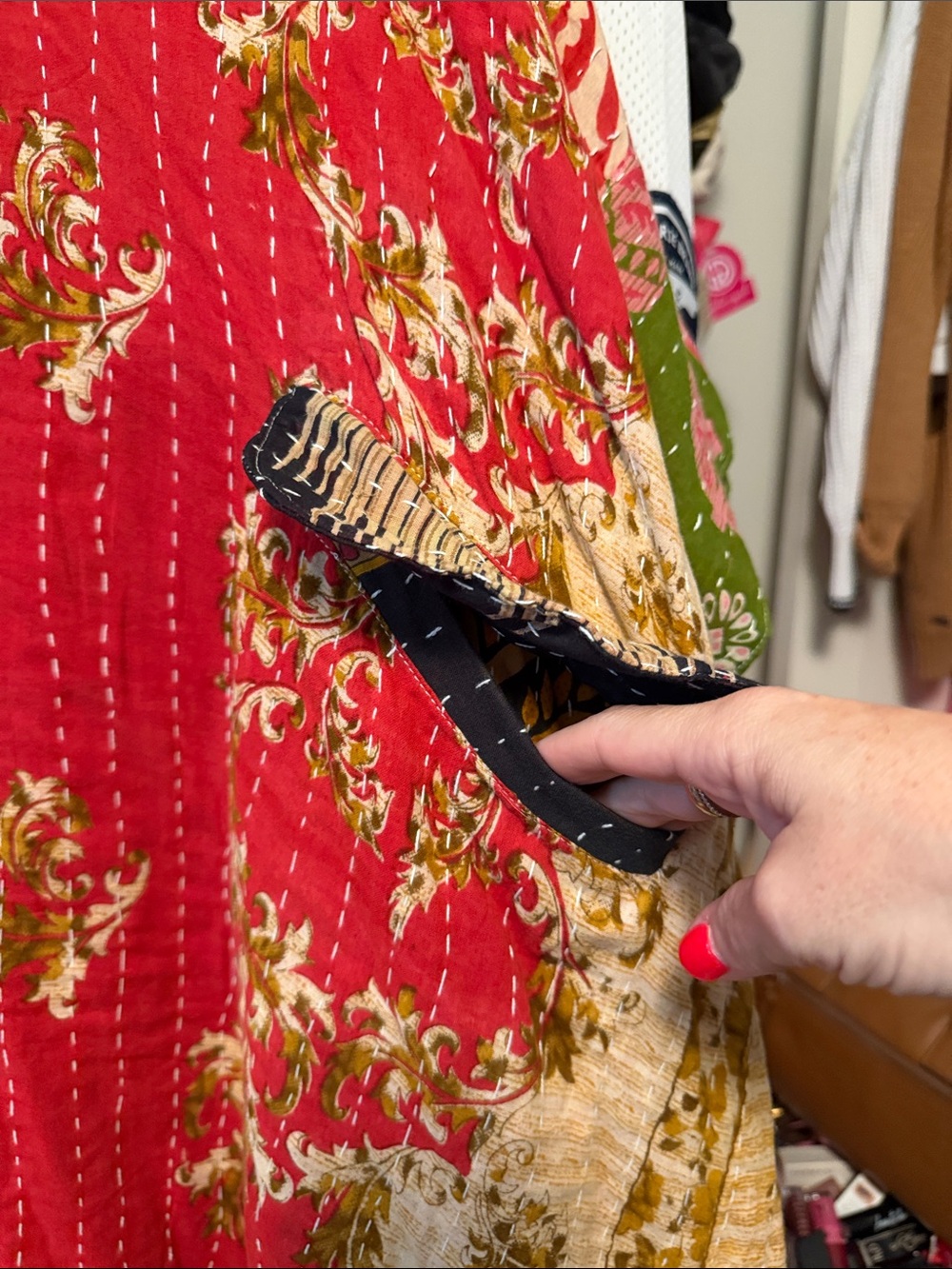 NWOT Kantha dress/duster - Picture 2 of 3